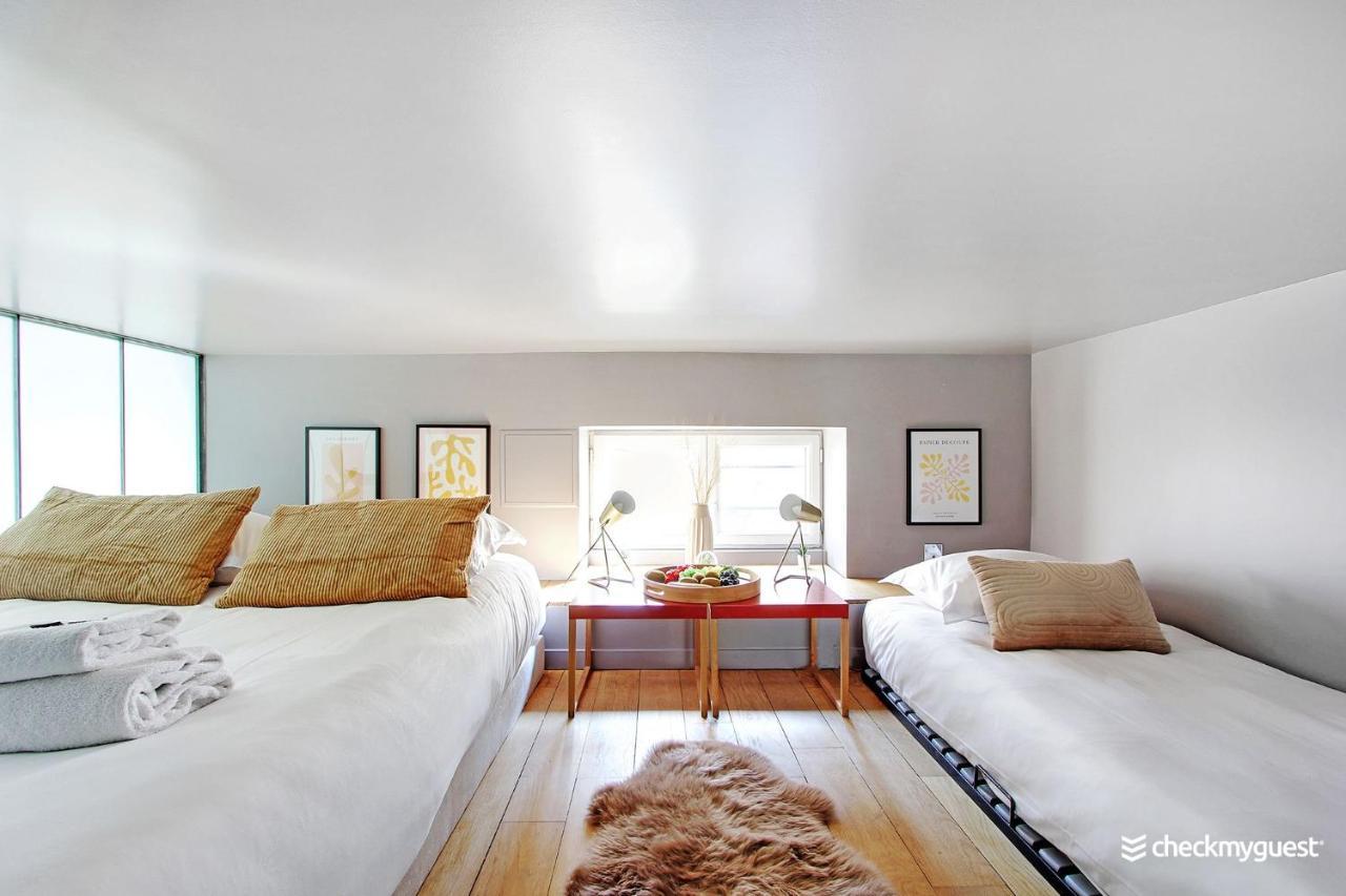 パリSuperbe Loft 2Br - Buttes Chaumontアパートメント エクステリア 写真