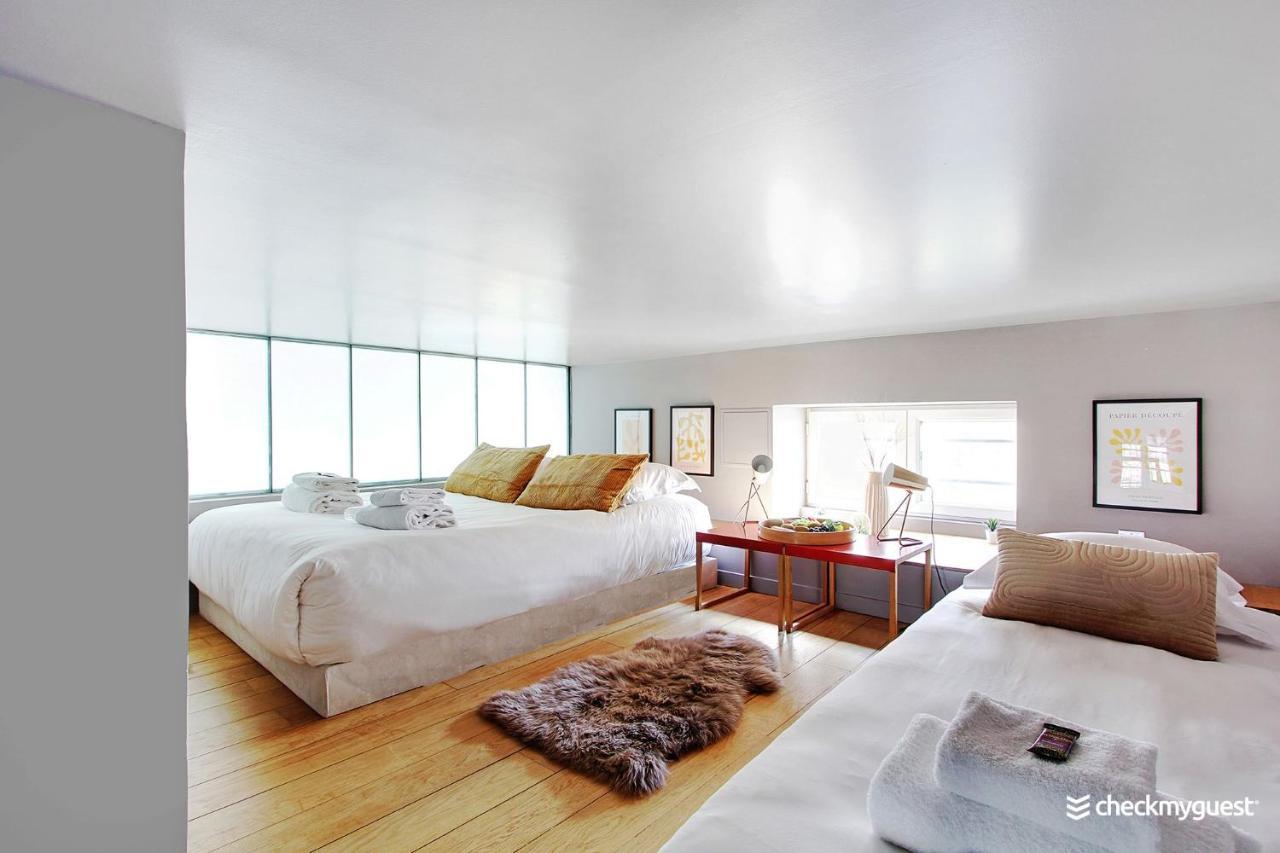 パリSuperbe Loft 2Br - Buttes Chaumontアパートメント エクステリア 写真
